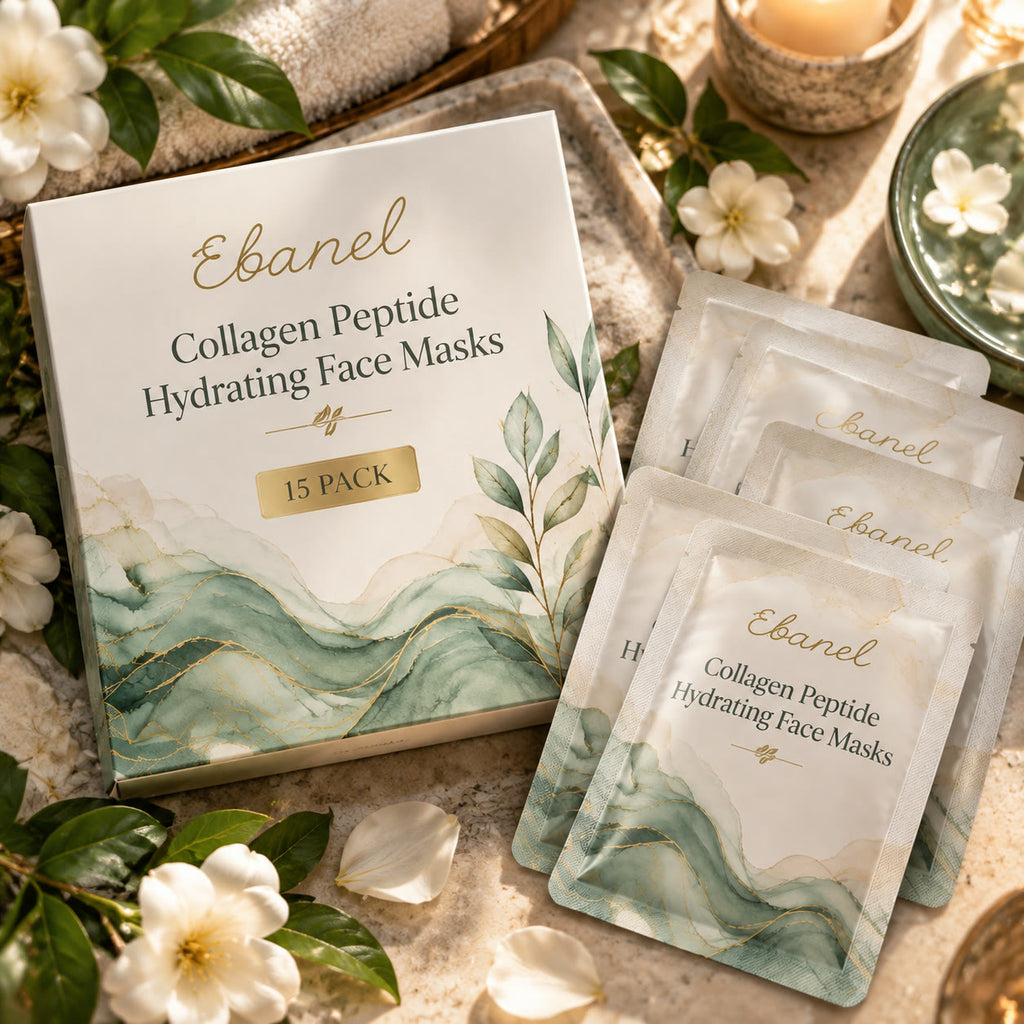 Collagen Peptide Hydrating Sheet Masks — 15-Pack Evening Ritual