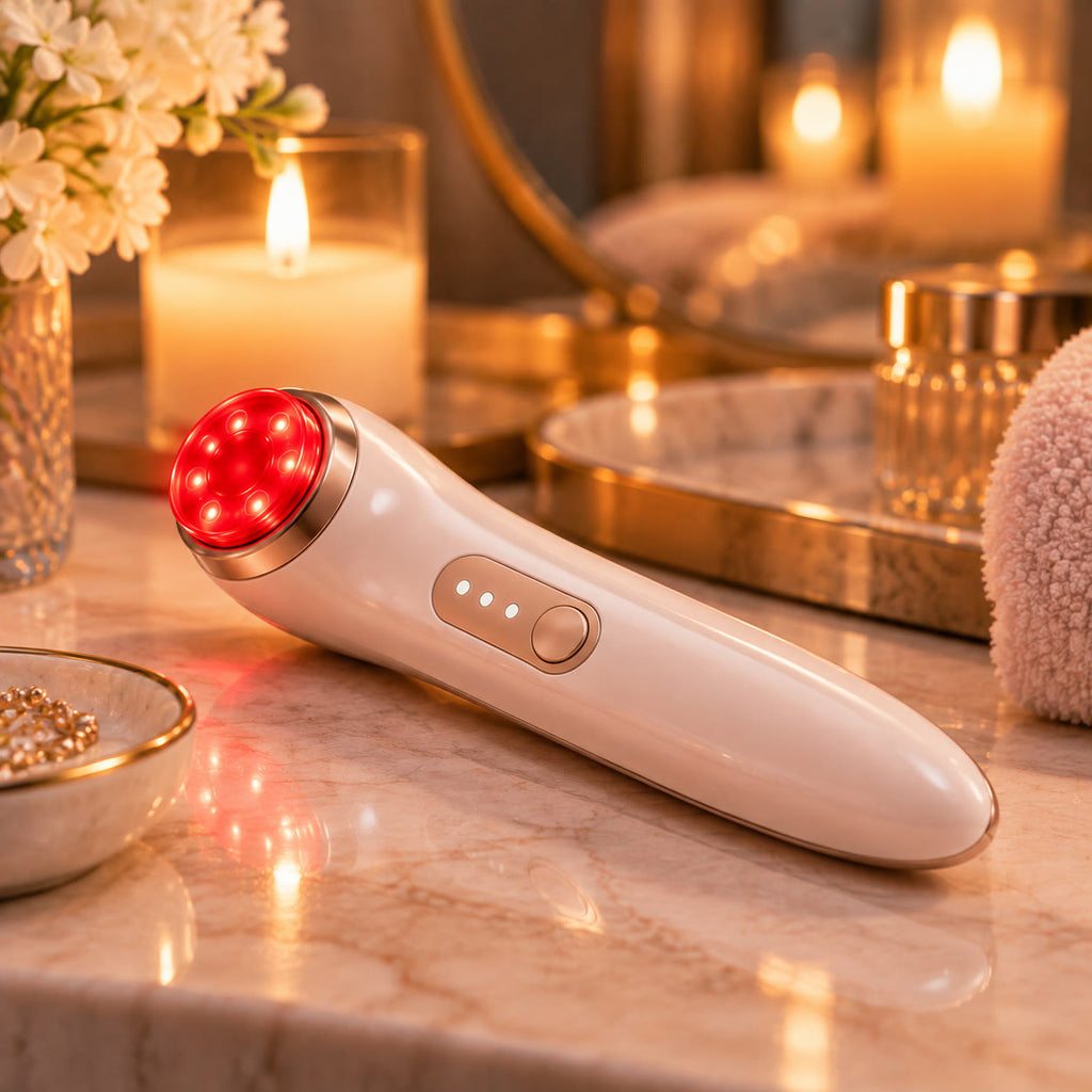 LED Red Light Therapy Facial Wand — Spot-Treatment Companion