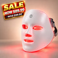 GLOW LED Light Therapy Face Mask — 7 Light Modes, Wireless & Rechargeable