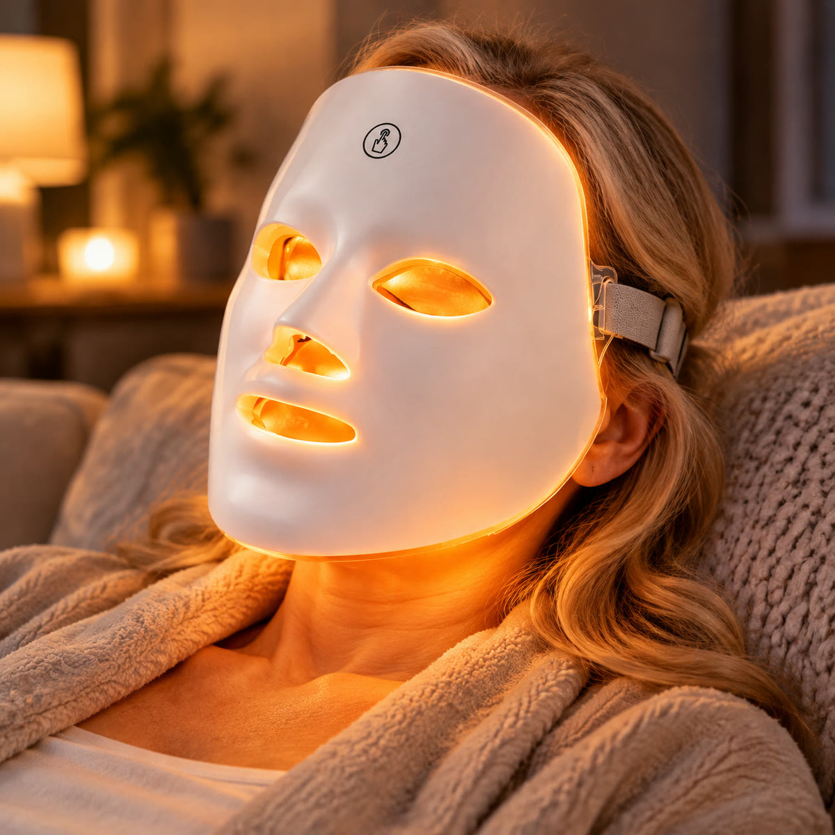 GLOW LED Light Therapy Face Mask — 7 Light Modes, Wireless & Rechargeable