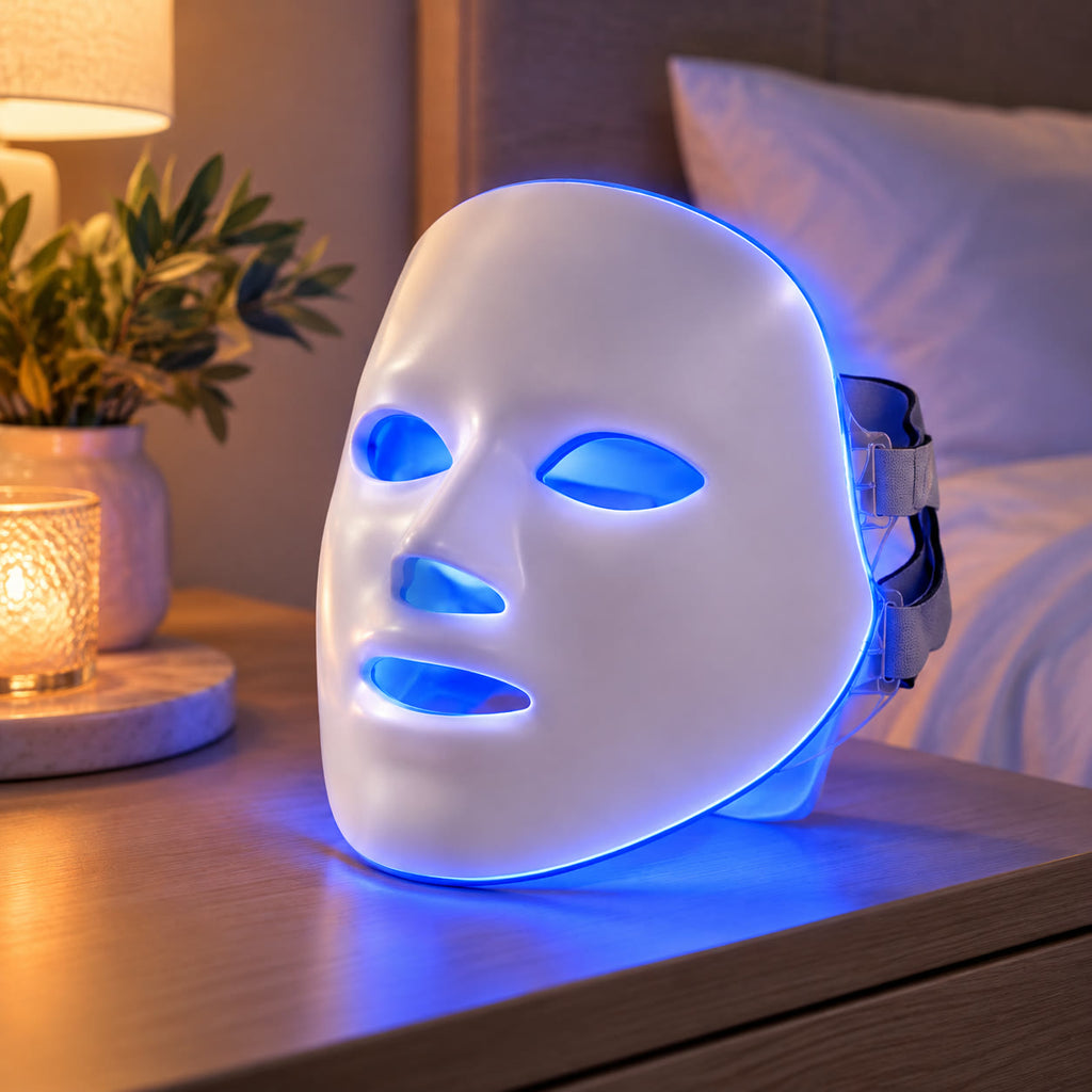 GLOW LED Light Therapy Face Mask — 7 Light Modes, Wireless & Rechargeable