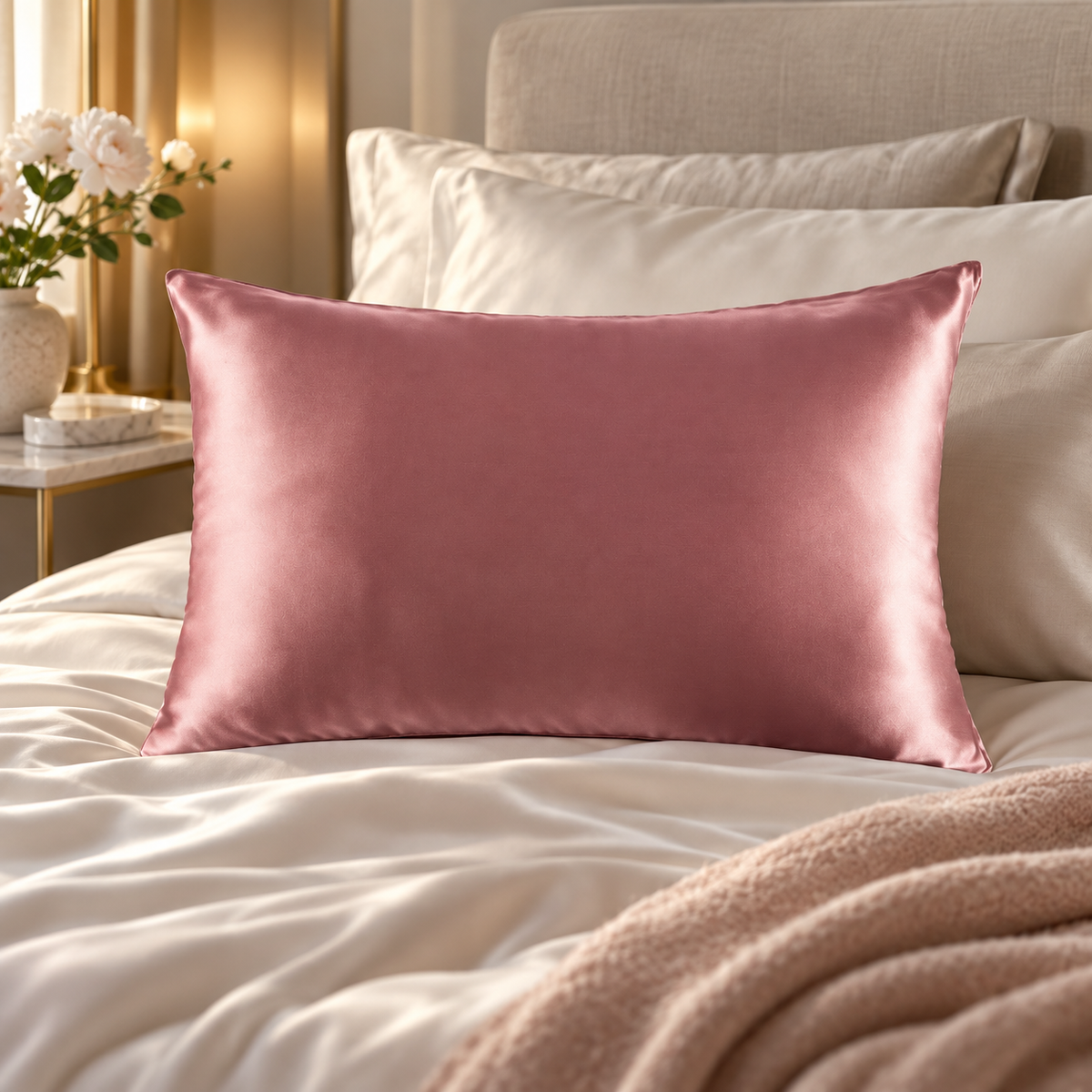 Tavella Mulberry Silk Pillowcase — 19 Momme