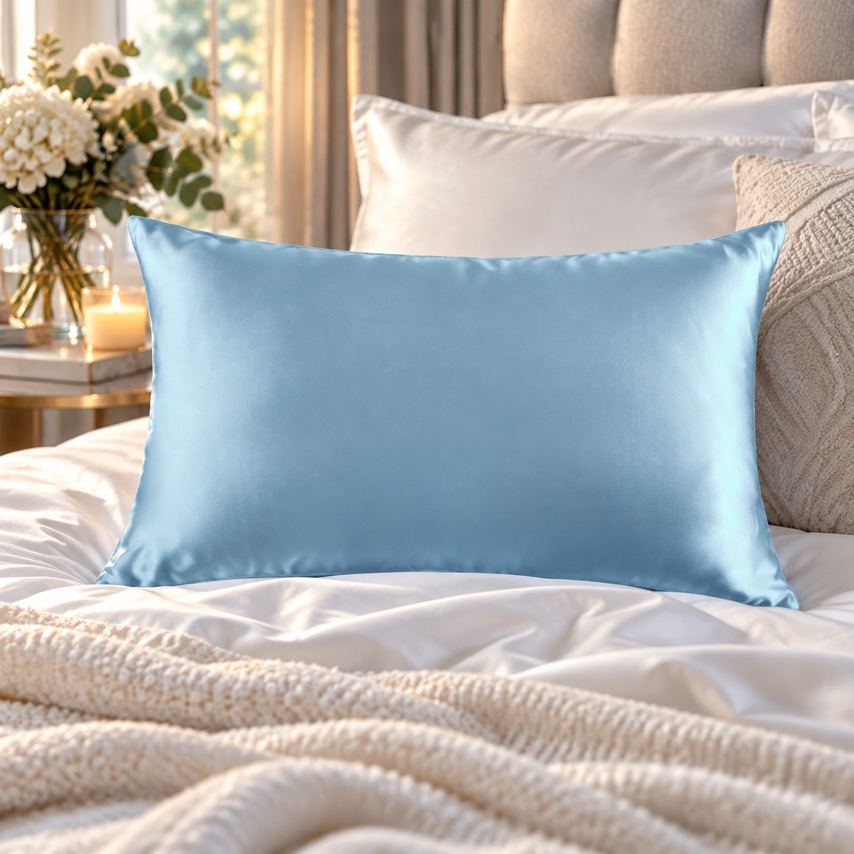 Tavella Mulberry Silk Pillowcase — 19 Momme