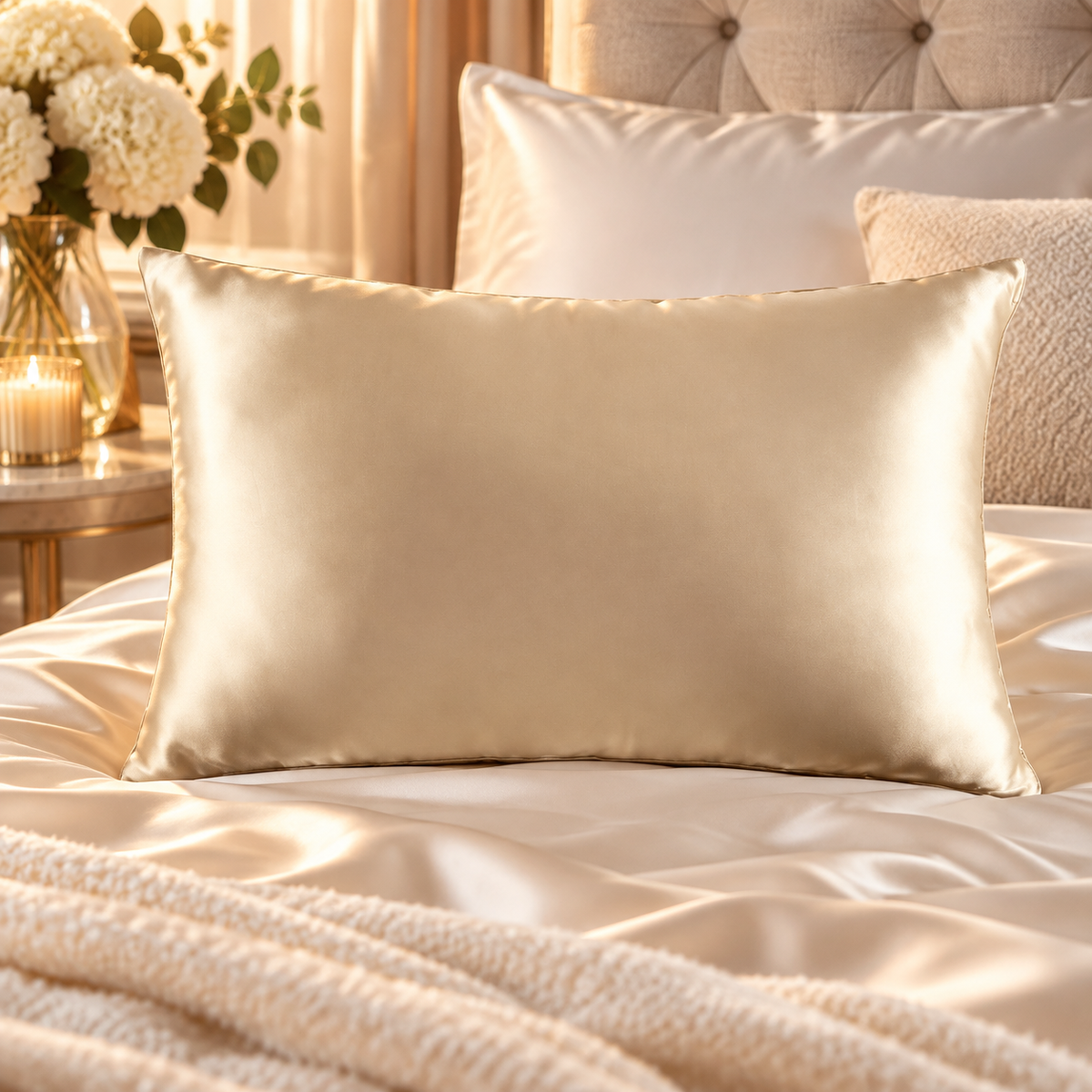 Tavella Mulberry Silk Pillowcase — 19 Momme