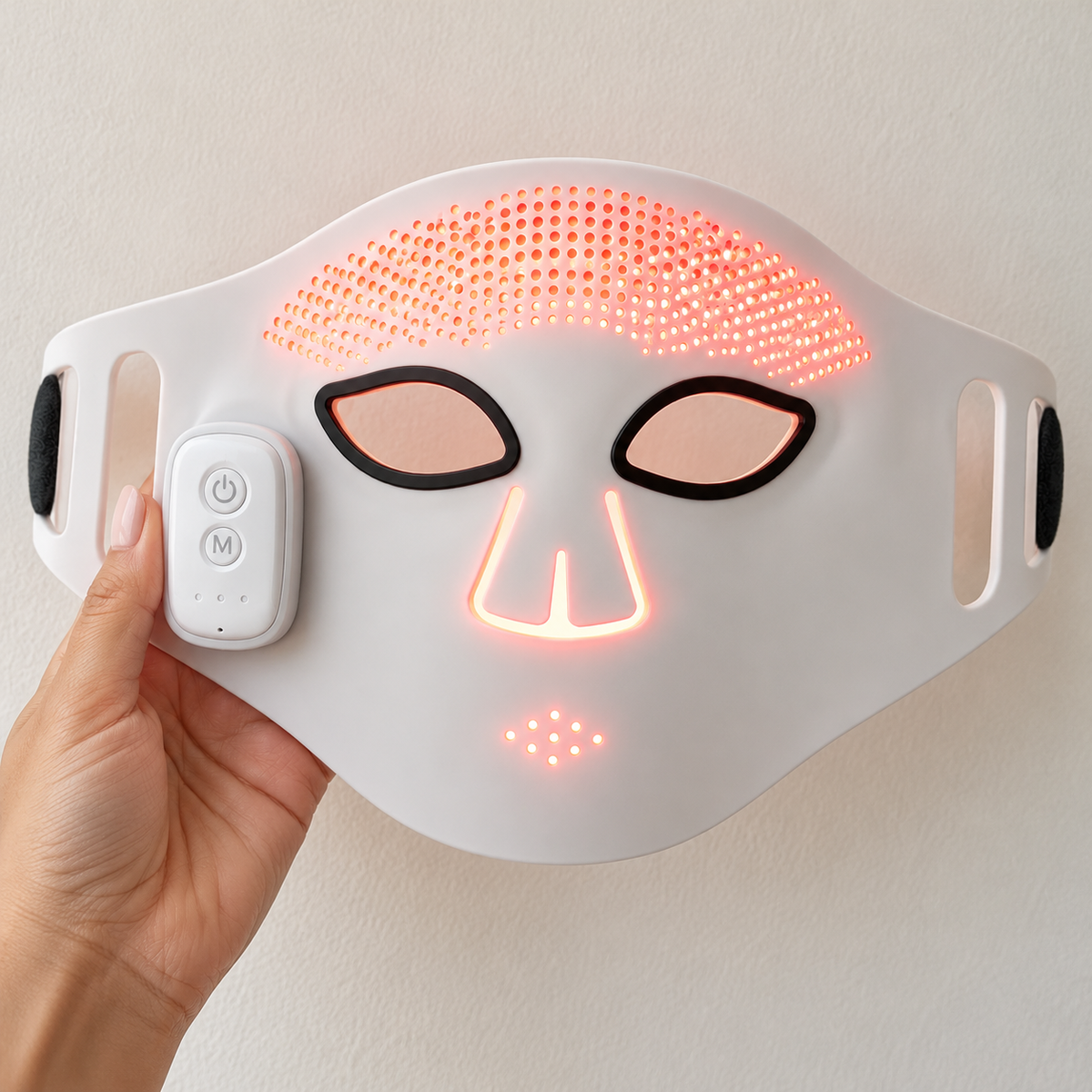 Tavella Silicone LED Light Therapy Mask — Quad-Wavelength, Wireless